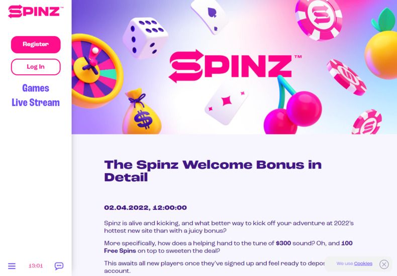 candy spinz online casino